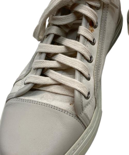 GUCCI（グッチ）GUCCI (グッチ) GGキャンバスハイカットスニーカー ベージュ サイズ:6 1/2の古着・服飾アイテム