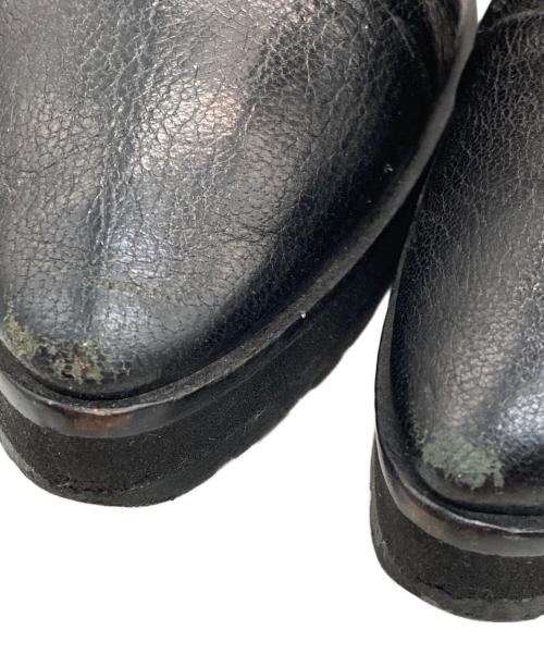 MANA（マナ）MANA (マナ) チャンキーヒールショートブーツ ブラック サイズ:38の古着・服飾アイテム