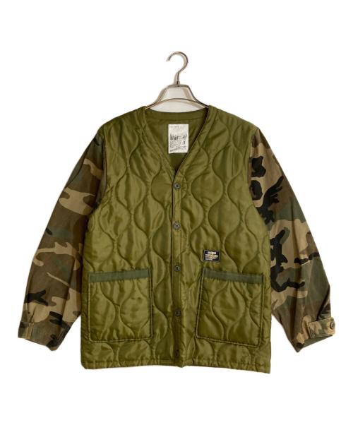 CHALLENGER（チャレンジャー）CHALLENGER (チャレンジャー) LINING CUSTOM SHIRT オリーブ サイズ:不明の古着・服飾アイテム