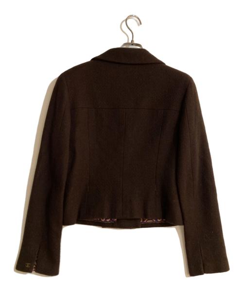 CHANEL（シャネル）CHANEL (シャネル) 総裏地カシミヤセットアップ ブラウン サイズ:40の古着・服飾アイテム