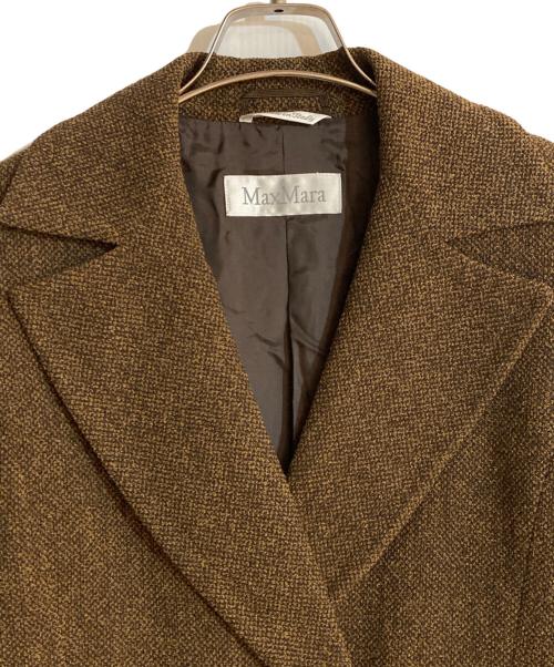 MaxMara（マックスマーラ）MaxMara (マックスマーラ) ツイードセットアップ ブラウン サイズ:40の古着・服飾アイテム
