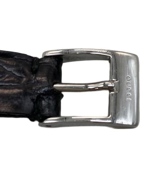 GUCCI（グッチ）GUCCI (グッチ) リストウォッチ ブラックの古着・服飾アイテム