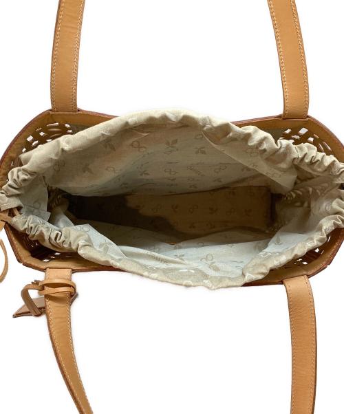 genten（ゲンテン）genten (ゲンテン) マルチカットワークトートバッグ ベージュの古着・服飾アイテム