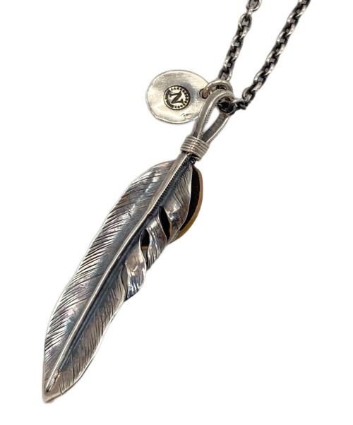 NORTH WORKS（ノースワークス）NORTH WORKS (ノースワークス) ハートフェザー ターコイズチャーム ネックレス シルバーの古着・服飾アイテム