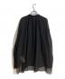 Plage (プラージュ) COTTON GATHER/コットン・ギャザー　ブラウス ブラック サイズ:FREE 未使用品：7000円