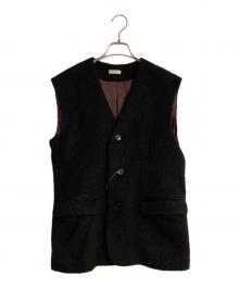 PROTAGONIST×Plage（プロタゴニスト×プラージュ）の古着「別注 SHAGGY GILLET/シャギージレット」｜ブラック