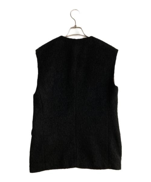 PROTAGONIST（プロタゴニスト）PROTAGONIST (プロタゴニスト) Plage (プラージュ) 別注 SHAGGY GILLET/シャギージレット ブラック サイズ:１ 未使用品の古着・服飾アイテム