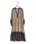 sara mallika（サラマリカ）の古着「Cotton Kika Ethnic Print Dress」｜アイボリー