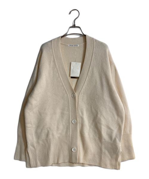 R'IAM（リアム）R'IAM (リアム) Plage (プラージュ) Washable WOOL カーディガン ホワイト サイズ:FREE 未使用品の古着・服飾アイテム