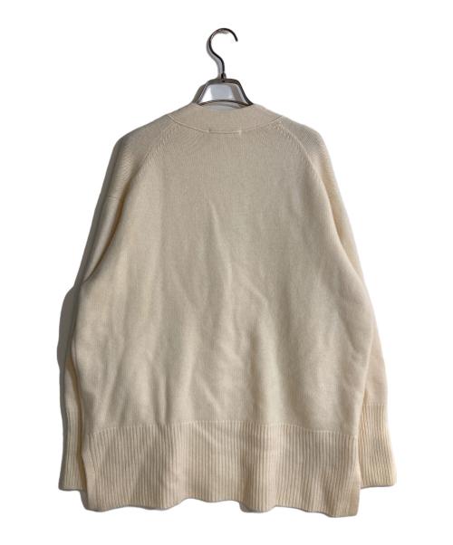 R'IAM（リアム）R'IAM (リアム) Plage (プラージュ) Washable WOOL カーディガン ホワイト サイズ:FREE 未使用品の古着・服飾アイテム