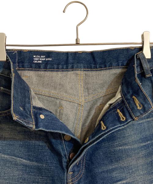 CELINE（セリーヌ）CELINE (セリーヌ) ボタンフライデニムパンツ インディゴ サイズ:73.5cm (W29)の古着・服飾アイテム