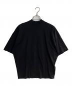 JIL SANDERジルサンダー）の古着「モックネックTシャツ」｜ブラック