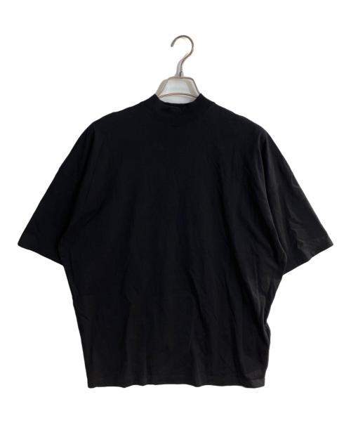 JIL SANDER（ジルサンダー）JIL SANDER (ジルサンダー) モックネックTシャツ ブラック サイズ:ＸＳの古着・服飾アイテム