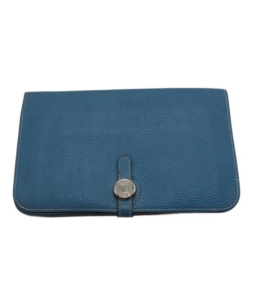 HERMES（エルメス）HERMES (エルメス) ドゴンGM スカイブルーの古着・服飾アイテム