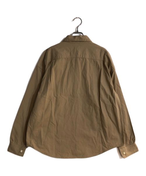 VISVIM（ビズビム）VISVIM (ビズビム) PALMER SHIRT L/S PEERLESS/パーマー シャツ ブラウン サイズ:1の古着・服飾アイテム