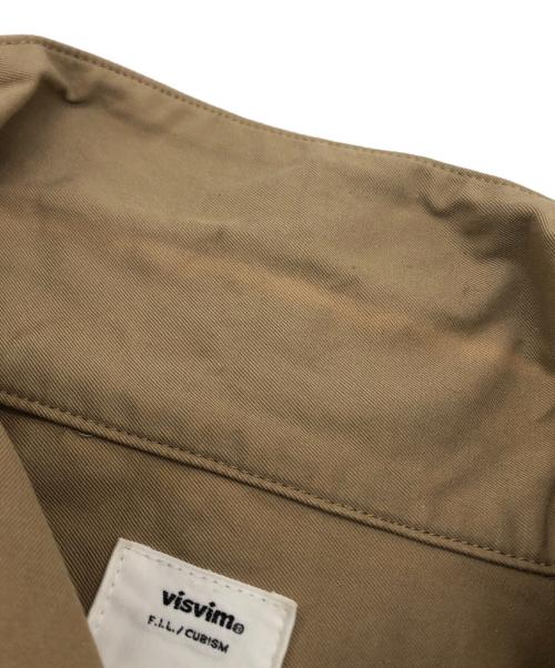 VISVIM（ビズビム）VISVIM (ビズビム) PALMER SHIRT L/S PEERLESS/パーマー シャツ ブラウン サイズ:1の古着・服飾アイテム