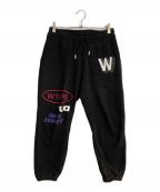 WTAPSダブルタップス）の古着「ACADEMY BLACK EYES SWEAT PANT/アカデミーブラックアイズスウェットパンツ」｜ブラック