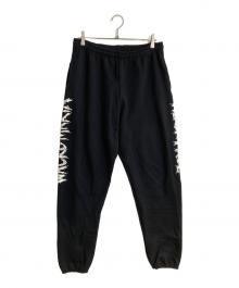 NECKFACE×WACKO MARIA（ネックフェイス×ワコマリア）の古着「NECK FACE SWEAT PANTS/ネックフェイススウェットパンツ」｜ブラック