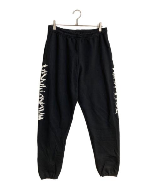 NECKFACE（ネックフェイス）NECKFACE (ネックフェイス) WACKO MARIA (ワコマリア) NECK FACE SWEAT PANTS/ネックフェイススウェットパンツ ブラック サイズ:Mの古着・服飾アイテム