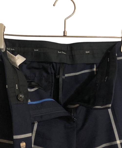 Paul Smith BLACK（ポールスミスブラック）Paul Smith BLACK (ポールスミスブラック) グラフチェックセットアップ スーツ ネイビー サイズ:40の古着・服飾アイテム