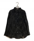 theory luxeセオリーリュクス）の古着「GLIVIA FIL COUPE FENTY BLOUSE」｜ブラック