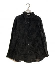 theory luxe（セオリーリュクス）の古着「GLIVIA FIL COUPE FENTY BLOUSE」｜ブラック