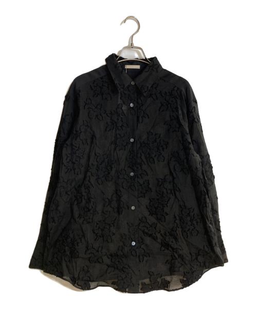 theory luxe（セオリーリュクス）theory luxe (セオリーリュクス) GLIVIA FIL COUPE FENTY BLOUSE ブラック サイズ:Ｌ 未使用品の古着・服飾アイテム