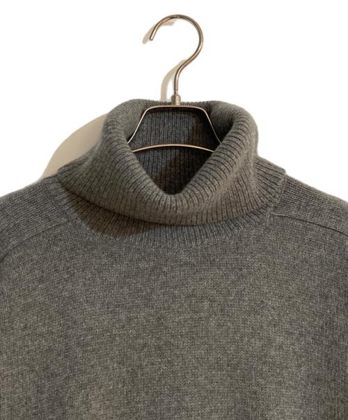 theory（セオリー）theory (セオリー) Cashmere 3 Tneck LS PO J/カシミヤスリータートルネック グレー サイズ:Mの古着・服飾アイテム
