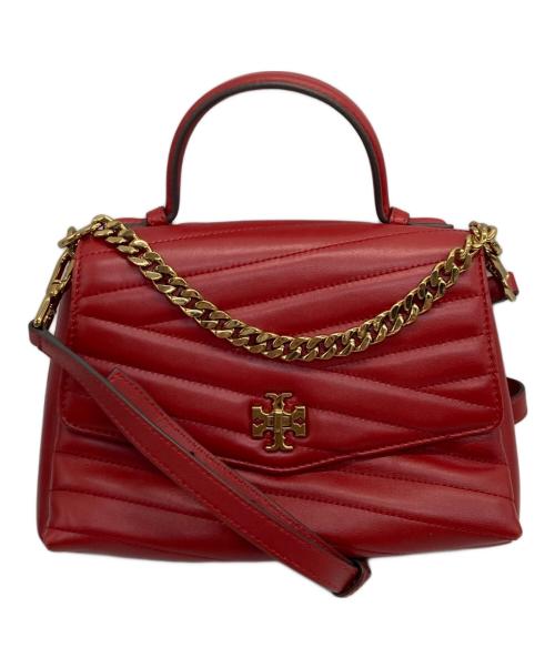 TORY BURCH（トリーバーチ）TORY BURCH (トリーバーチ) KIRA CHEVRON 2WAYバッグ レッドの古着・服飾アイテム