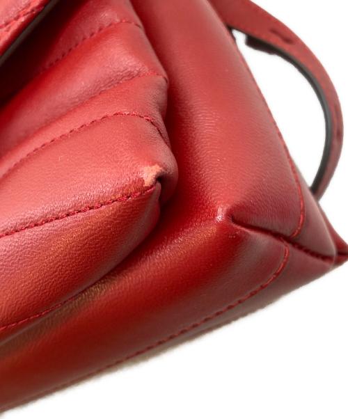 TORY BURCH（トリーバーチ）TORY BURCH (トリーバーチ) KIRA CHEVRON 2WAYバッグ レッドの古着・服飾アイテム