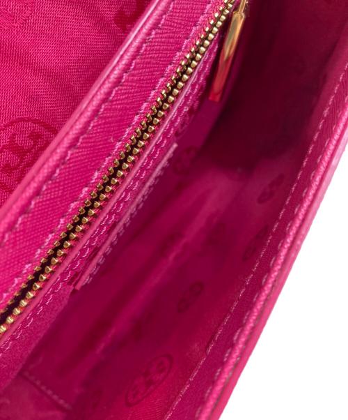 TORY BURCH（トリーバーチ）TORY BURCH (トリーバーチ) ロビンソンパーフォレイテッドチェーンショルダーバッグ ピンクの古着・服飾アイテム