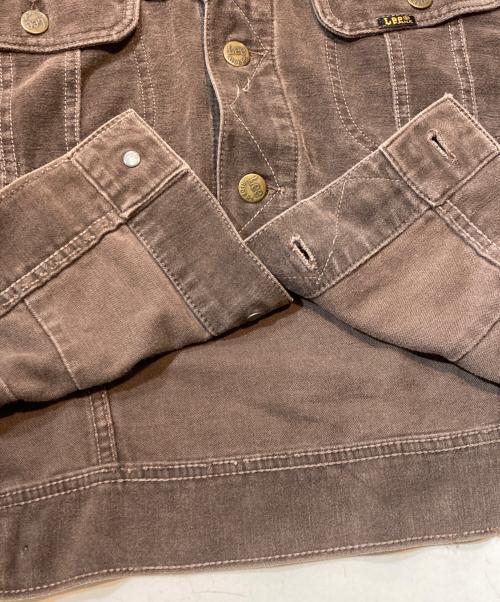LEE（リー）LEE (リー) モールスキントラッカージャケット ブラウン サイズ:不明の古着・服飾アイテム