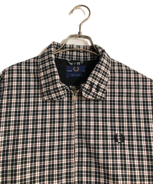 FRED PERRY（フレッドペリー）FRED PERRY (フレッドペリー) THE DEAD 60S ハリントンジャケット ブラック×ホワイト サイズ:40の古着・服飾アイテム