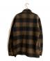 GUY ROVER (ギローバー) WOOL BUFFALO CHECK BLOUSON ブラウン サイズ:L：13000円