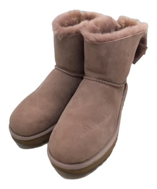 UGG（アグ）UGG (アグ) Mini Bailey Bow II/ミニベイリーボウ ピンク サイズ:26cmの古着・服飾アイテム