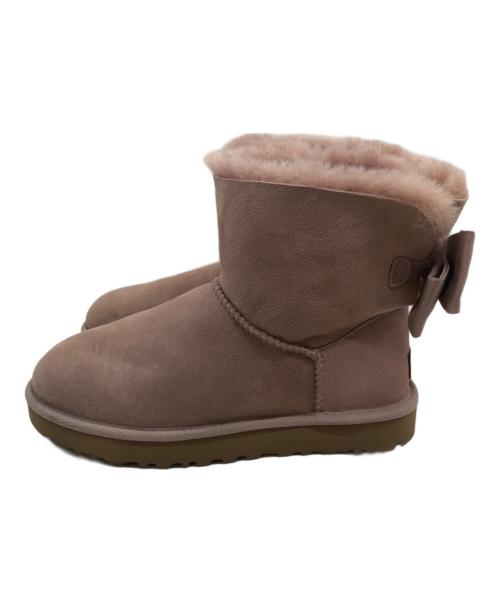 UGG（アグ）UGG (アグ) Mini Bailey Bow II/ミニベイリーボウ ピンク サイズ:26cmの古着・服飾アイテム