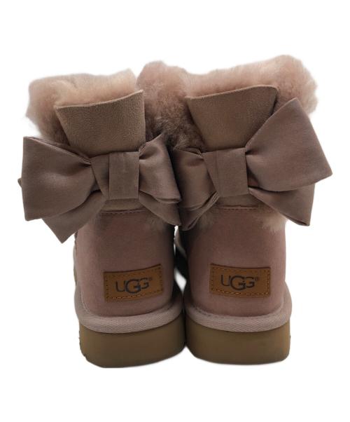 UGG（アグ）UGG (アグ) Mini Bailey Bow II/ミニベイリーボウ ピンク サイズ:26cmの古着・服飾アイテム