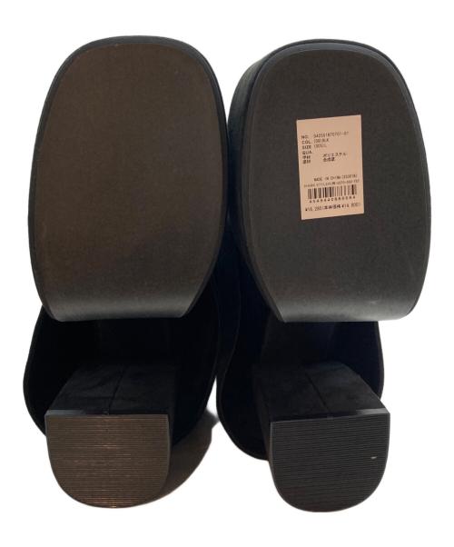 EMODA（エモダ）EMODA (エモダ) ルーズフレアカバーフィットブーツ ブラウン サイズ:Lの古着・服飾アイテム