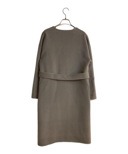 BROOKS BROTHERS（ブルックスブラザーズ）BROOKS BROTHERS (ブルックスブラザーズ) リバーシブルベルテッドノーカラーコート グレーの古着・服飾アイテム