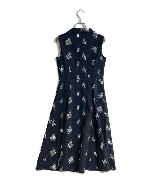 TOCCA（トッカ）TOCCA (トッカ) 【洗える！】LILY OF THE VALLEY ドレス ネイビーの古着・服飾アイテム