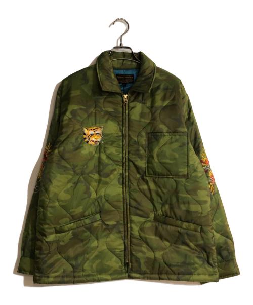 Pherrow's（フェローズ）Pherrow's (フェローズ) QUILTING VIETNAM JACKET/キルティングベトナムジャケット グリーン サイズ:40の古着・服飾アイテム