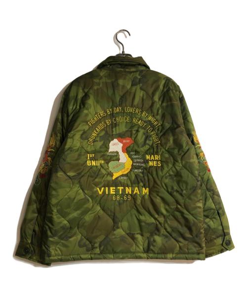Pherrow's（フェローズ）Pherrow's (フェローズ) QUILTING VIETNAM JACKET/キルティングベトナムジャケット グリーン サイズ:40の古着・服飾アイテム