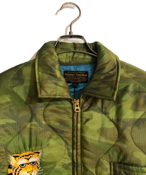Pherrow's（フェローズ）Pherrow's (フェローズ) QUILTING VIETNAM JACKET/キルティングベトナムジャケット グリーン サイズ:40の古着・服飾アイテム