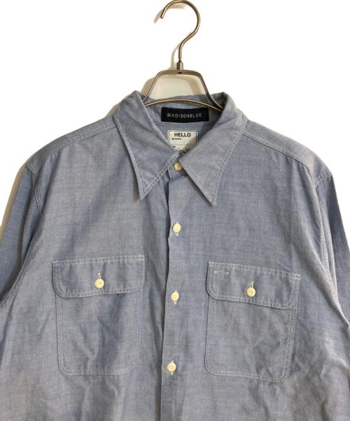 MADISON BLUE（マディソンブルー）MADISON BLUE (マディソンブルー) Ron Herman (ロンハーマン) 半袖シャツ ブルー サイズ:01の古着・服飾アイテム