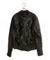 GIORGIO BRATO（ジョルジョブラッド）の古着「ラムレザージャケット」｜ブラック