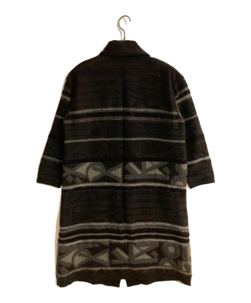 FUGA FUGA（フーガフーガ）FUGA FUGA (フーガフーガ) コラージュウールロングコート グレー サイズ:FREEの古着・服飾アイテム