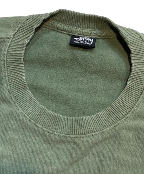 stussy（ステューシー）stussy (ステューシー) バックプリントサイコロスウェット グリーン サイズ:XLの古着・服飾アイテム