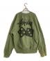 stussy (ステューシー) バックプリントサイコロスウェット グリーン サイズ:XL：8000円