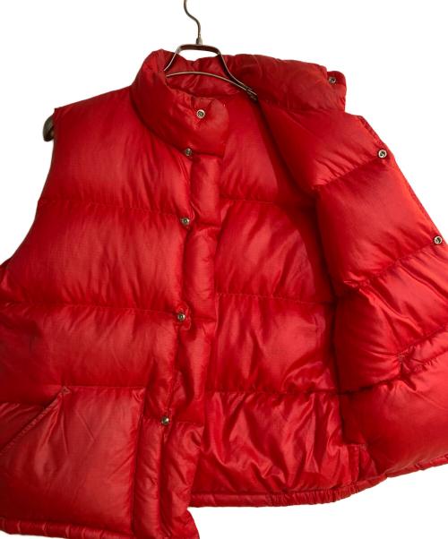 THE NORTH FACE（ザ ノース フェイス）THE NORTH FACE (ザ ノース フェイス) ダウンベスト レッド サイズ:Sの古着・服飾アイテム