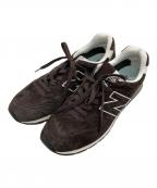 NEW BALANCEニューバランス）の古着「ローカットスニーカー」｜ブラウン